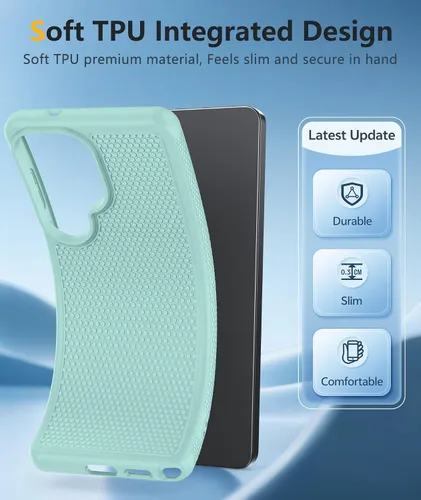 Miniatura 255 de FNTCASE Funda para iPhone 17 Pro: Fundas delgadas translúcidas de color azul claro compatibles con MagSafe, protección completa de la cámara