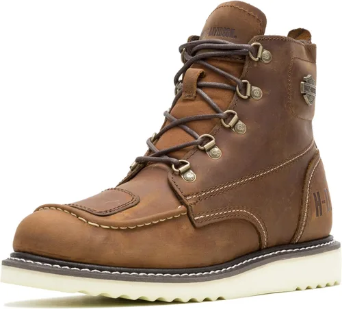 Miniatura 16 de Harley-Davidson Botas Hagerman de motociclista marrón de 5 pulgadas para hombre