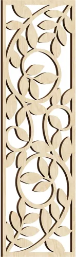 Miniatura 108 de 9 3/8"W x 24 3/8"H x 1/4"T Utica Decorativo Fretwork Madera Paneles de Pared, Abedul