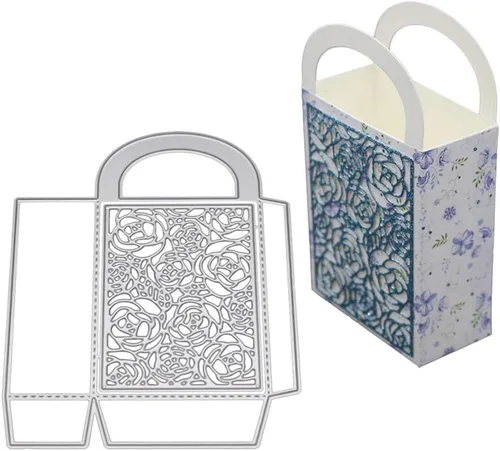 Miniatura 4 de Caja 3D Troqueles de corte de metal Plantillas DIY álbum de recortes Sello de tarjetas de papel en relieve troqueles para hacer tarjetas