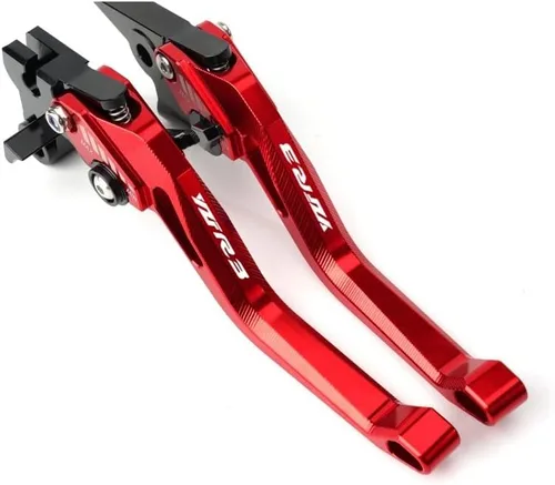 Miniatura 4 de TEMKIN W 3D Rhombus CNC - Palanca de freno de embrague corto ajustable para motocicleta Yamaha YZFR3 YZF-R3 MT03 MT 03 2014 2015 2016 2017 2018-2022