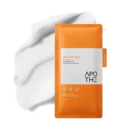 APOTHE Paquete de cabello sedoso de 1.18 onzas líquidas (1.2 fl oz) x 5EA - Tratamiento hidratante intensivo para cabello seco y dañado con