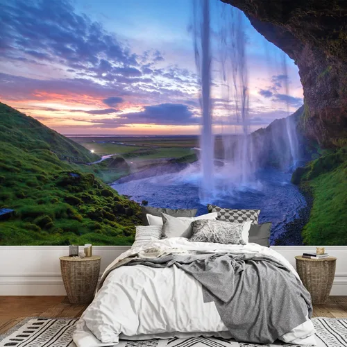Miniatura 25 de wall26 - Primer plano de una hierba alta en una playa durante la temporada de tormentas - Mural de pared extraíble Papel pintado autoadhesivo Obra