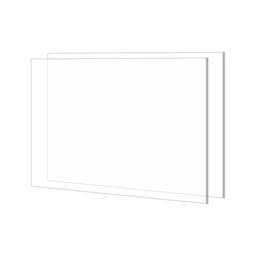 MECCANIXITY Hoja acrílica, 16 x 12 pulgadas, láminas acrílicas de cristal transparente PMMA para diseño de arte, marco de fotos, proyectos de