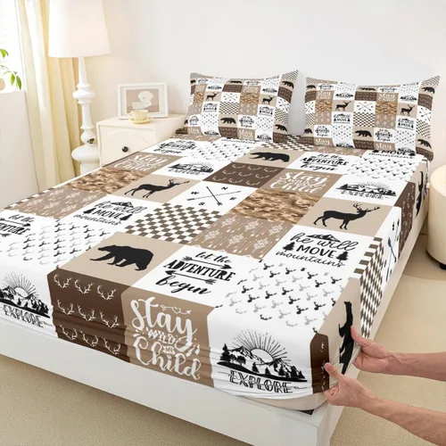 Miniatura 12 de Juego de sábanas bajeras para niños de Red Race Car tamaño individual, juego de ropa de cama con bandera de carreras de deportes extremos