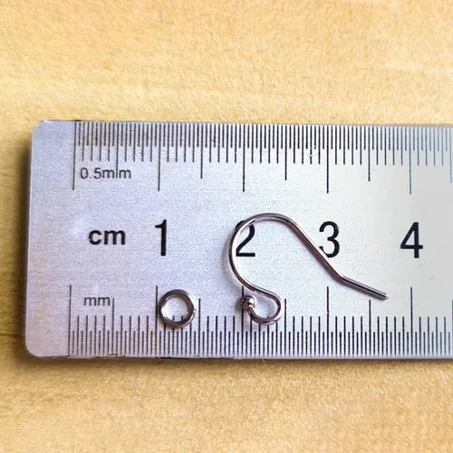 Miniatura 2 de Limerencia Ganchos franceses de titanio sin níquel, kit para hacer aretes incluye 10 ganchos franceses para aretes, alambre para aretes y 20 cierres