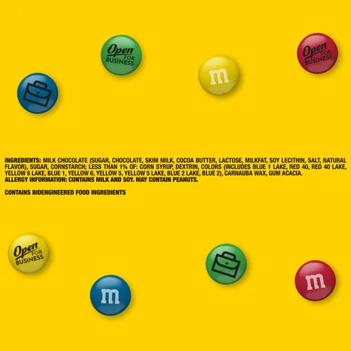 Miniatura 7 de M&M'S Caramelos de chocolate con leche prediseñados – 5 libras de caramelos a granel en paquete resellable para regalos de felicitación, logros