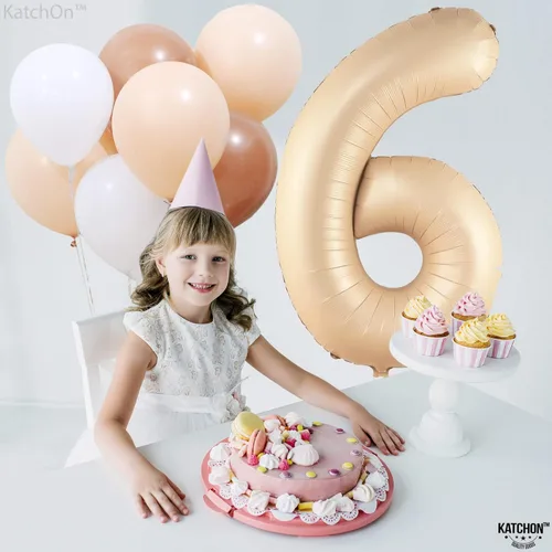 Miniatura 1257 de KatchOn, Globo grande azul número 2 de 40 pulgadas Decoraciones de cumpleaños de Baby Shark para niño de 2 años Globo azul número 2 Globo