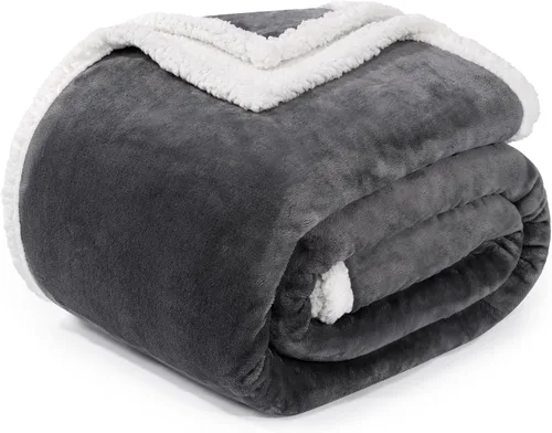 Miniatura 19 de Beautex Manta de Vellón Sherpa Beige Crema, Manta Suave y Esponjosa de Franela y Felpa, Manta Acogedora y Suavísima para Sofá, Cama y Adultos