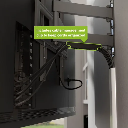 Miniatura 5 de D-Line Soporte de pared para TV de movimiento completo para televisores de 32 a 70 pulgadas, inclinación, giro y extensión, VESA 7.874 x 7.874 in