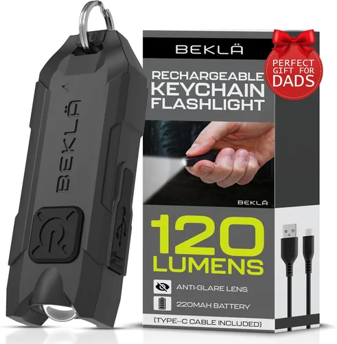 Linterna de llavero recargable, mini linterna de 120 lúmenes, luz de llavero EDC, llavero de linterna, linternas pequeñas.
