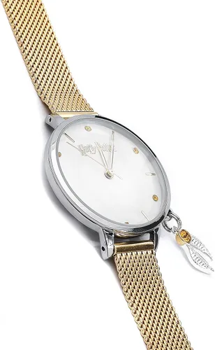 Miniatura 6 de Harry Potter Reloj dorado Snitch Charm adornado con cristales, Oro, Moderno