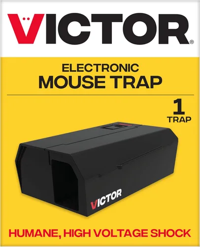 Victor Trampa electrónica para ratones, trampas humanas para ratones para interiores para el hogar, M250B, trampas eléctricas para ratones sin