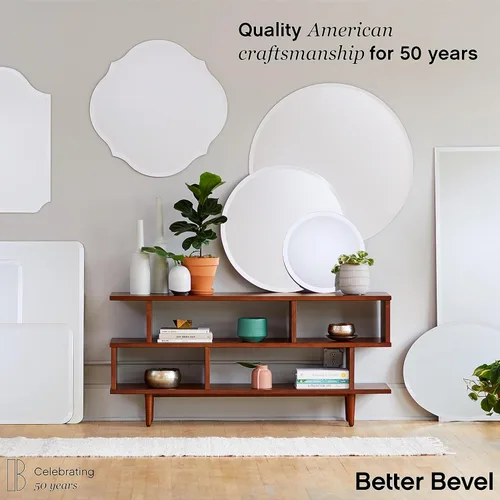 Miniatura 6 de Better Bevel - Espejo rectangular sin marco, espejo de pared de baño de 20 x 30 pulgadas con borde biselado Rectángulo - Borde biselado
