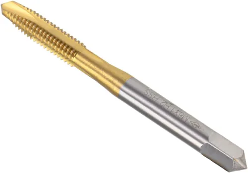 Miniatura 14 de Tapones de punta en espiral, rosca métrica M2 x 0.4, acero de alta velocidad 6542 con revestimiento de titanio, 1 pieza