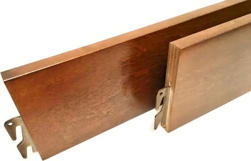 Miniatura 6 de B&H Panel Company Barandillas de madera con acabado de medianoche (camas individual/matrimonial, Queen/King y California King)
