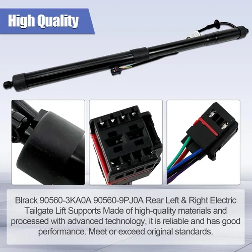 Miniatura 5 de 90560-3KA0A 90560-9PJ0A Soporte de elevación eléctrico trasero izquierdo y derecho compatible con Nissan Pathfinder Sport 2017 2018 2019 3.5L