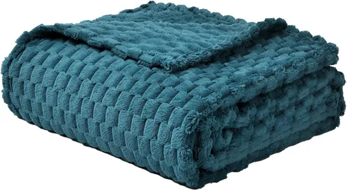 Miniatura 34 de FY FIBER HOUSE Manta de Vellón para Sofá 300GMS Súper Suave de Felpa Difusa Mantas y Cobijas para Sofá Cama Oficina, 40x50 Pulgadas, Beige