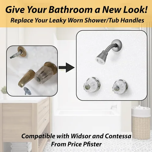 Miniatura 3 de Kit de reconstrucción para bañera y ducha compatible con Price Pfister – Ver dimensionamiento para el ajuste correcto- Juego