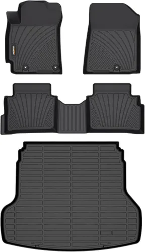 Miniatura 66 de Alfombrillas y forro de carga para Jeep Grand Cherokee L 2021-2025 (solo para 6 plazas sin consola central), alfombrillas de automóvil TPE para todo