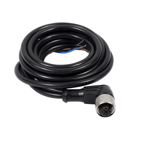 Miniatura 11 de Elecbee Conector M12 A-Code Cable sobremoldeado de ángulo recto de cabeza hembra única (cable de 3 pines de 16.4 ft/16.4 pies)