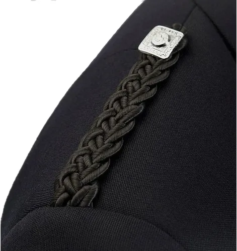 Miniatura 5 de Gentry Choice Chaqueta y chaleco formal de boda escocesa para hombre, color negro, con chaleco