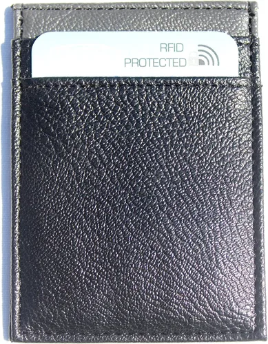 Miniatura 2 de ScanSafe - Estuche para tarjetas para hombre, color negro, Negro