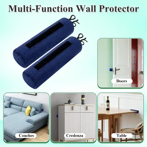 Miniatura 4 de Tapones para cabecero de pared, marco de tope de ruido, parachoques de pared, protector de separador de tablero para la cabeza, evita que la cama