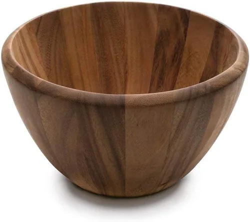 Ironwood Gourmet Ensaladera de madera extra grande, madera de acacia, 12 x 12 x 7.25