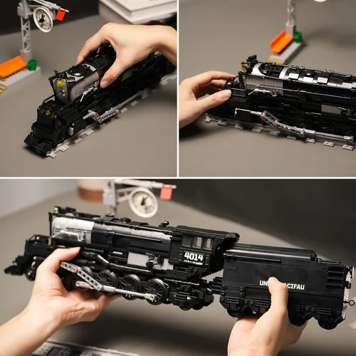 Miniatura 4 de Juego de construcción de tren urbano para adultos, juegos de juguetes de construcción de tren tronco para niños y niñas de 8 a 14 años de Navidad