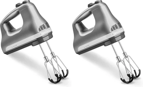 Miniatura 9 de KitchenAid KHM6118 - Batidora de mano de 6 velocidades con batidores de borde flexible Azul hielo