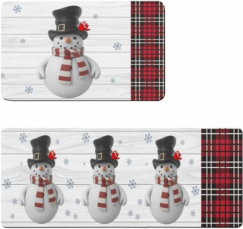 Tapete de baño de Navidad para bañera, antideslizante, de secado rápido y absorbente, tierra de diatomeas, fregadero, dormitorio, cocina, lavable,