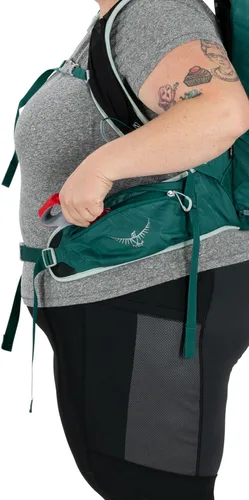 Miniatura 13 de Osprey Mochila de senderismo Tempest para mujer, verde, (Jasper Green), Mochila de senderismo Tempest