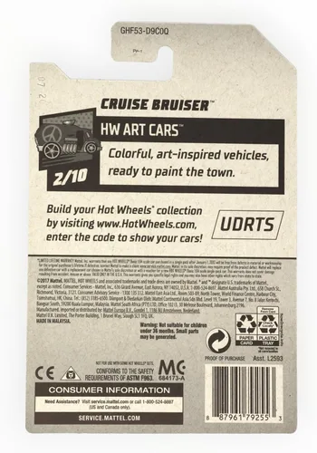 Miniatura 2 de Hot Wheels Crucero Bruiser - 66/250 Art Cars 2/10