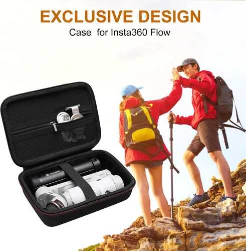 Miniatura 8 de LTGEM - Funda rígida de viaje compatible con DJI Osmo Mobile SE/Osmo Mobile 7P/7/Osmo Mobile 6, Insta360 Flow/Flow Pro/Flow 2 Pro plegable AI Phone