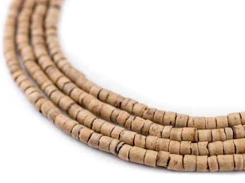 Miniatura 6 de The Bead Chest Cuentas de coco natural blanco (0.157 in)