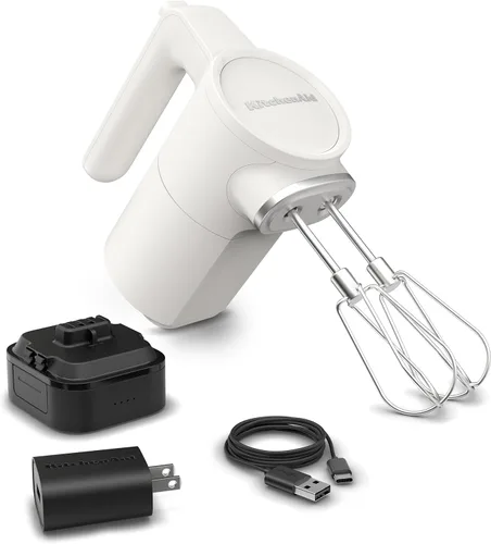 Miniatura 7 de KitchenAid Go - Mezclador de mano inalámbrico - batería incluida, KHMR762, color negro mate