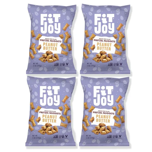 Miniatura 9 de FitJoy Tangy Dijon - Pretzels de mostaza (paquete de 6, 4.5 onzas) – Snacks sin lácteos, nueces y gluten – Raíz de yuca y harina de garbanzos sin