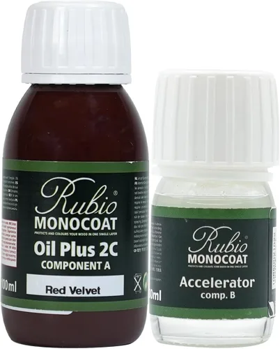 Miniatura 152 de Rubio Monocoat Tinte y acabado para madera de 650 pies cuadrados - Niebla Oil Plus 2C Aceite de linaza de secado rápido, ecológico