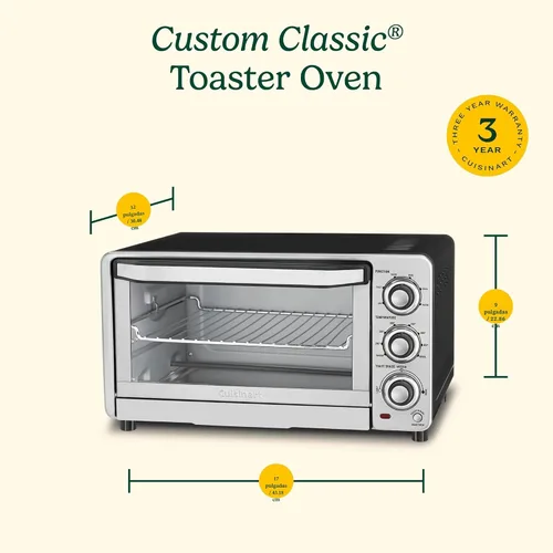 Miniatura 6 de Horno tostador y asador, de Cuisinart, TOB-40N, clásico