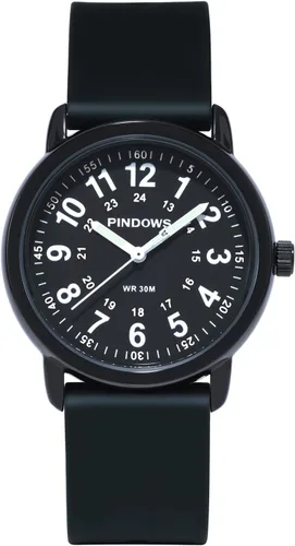 PINDOWS Nurse Watch for Nurses, Doctors, Medical Professionals, Students, Easy to Read Waterproof Women's Men Medical Watch Luminous Dial 1224 Hour