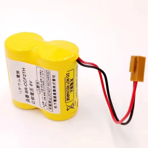 Miniatura 4 de BR-CCF2TH 6V 5000mah Batería con enchufe marrón para Fanuc A98L-0001-0902/A98L-0031-0006 PLC Back-Power