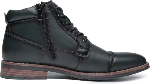 Miniatura 2 de Botas de vestir Oxford de cuero para hombre, botas de tobillo Chukka para negocios, trabajo, diario, zapatos para hombres