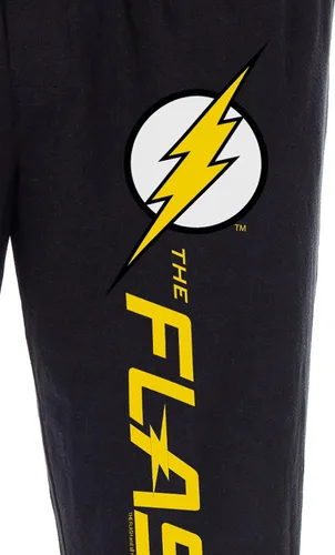 Miniatura 3 de DC Comics - Pantalones de pijama para hombre con logotipo de superhéroe de The Flash Lightning Bolt