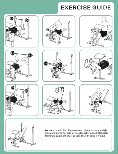 Miniatura 7 de OPPSDECOR 900LBS Weight Bench Set with Squat Rack Preacher Curl Weight Bench with Leg Extension Bench Press Set Workout Bench for Home Gym Full Body