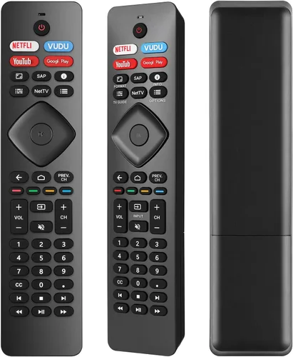 Miniatura 7 de Paquete de 2: repuesto para control remoto Philips Smart TV, compatible con televisores inteligentes Android Philips-4K UHD