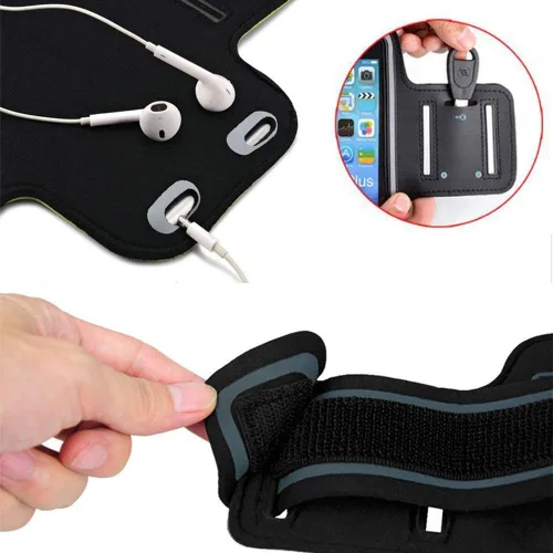 Miniatura 5 de Brazalete para correr para ZTE Axon 11 SE Soporte de brazo ajustable para ZTE Blade 10 Smart/V Inteligente/V2020 Vita Sports Bolsa de teléfono móvil