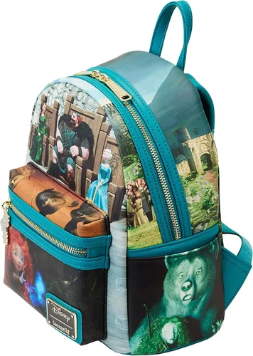 Miniatura 3 de Loungefly Disney Brave Merdina Princess Scene Mini Mochila, Multi, Tamaño único, Mochila