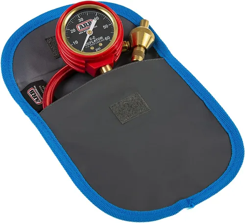Miniatura 3 de ARB ARB505 Kit de desinflador 10-60 PSI - Medidor de presión de neumáticos, kit de reducción rápida de aire para todoterreno con bolsa