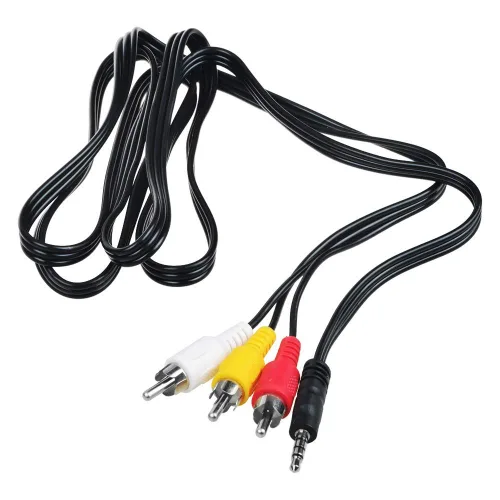 Miniatura 2 de ABLEGRID Cable AV A/V de 5 pies para videocámara Samsung MiniDV DVD SC-M110/S/B/BL SC-MM12 SC-MS12 SC-MS12 SC-MS11 SC-MS11 SC-MS10 SC-D382